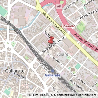 Mappa Via M. Venegoni, 13, 21013 Gallarate, Varese (Lombardia)