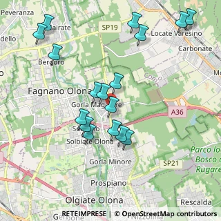 Mappa Via Palmiro Togliatti, 21050 Gorla Maggiore VA, Italia (2.09176)
