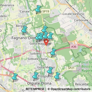 Mappa Via Palmiro Togliatti, 21050 Gorla Maggiore VA, Italia (2.045)