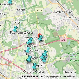 Mappa Via Palmiro Togliatti, 21050 Gorla Maggiore VA, Italia (2.30385)