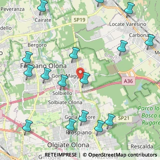 Mappa Via Palmiro Togliatti, 21050 Gorla Maggiore VA, Italia (2.80313)
