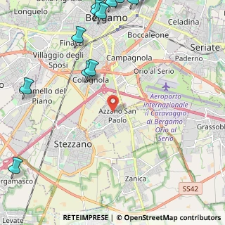 Mappa Piazza F.lli Piacentini, 24052 Azzano San Paolo BG, Italia (3.35)