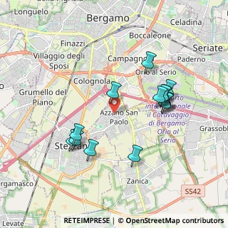 Mappa Piazza F.lli Piacentini, 24052 Azzano San Paolo BG, Italia (1.79857)