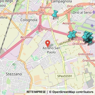 Mappa Via O. Morlani, 24052 Azzano San Paolo BG, Italia (1.618)