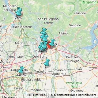 Mappa Via O. Morlani, 24052 Azzano San Paolo BG, Italia (12.47333)