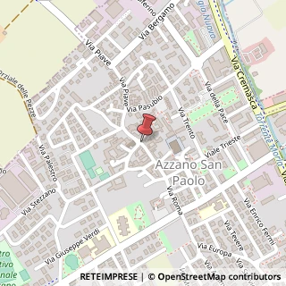 Mappa Via Roma, 1, 24052 Azzano San Paolo, Bergamo (Lombardia)