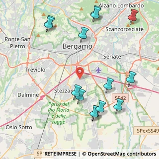 Mappa Via O. Morlani, 24052 Azzano San Paolo BG, Italia (5.00214)