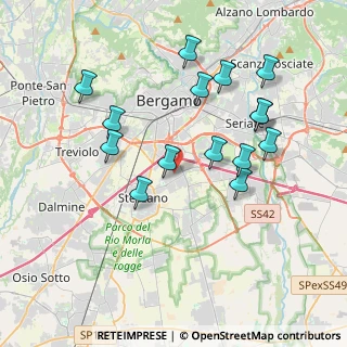 Mappa Via O. Morlani, 24052 Azzano San Paolo BG, Italia (3.786)