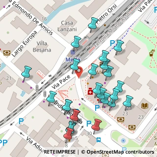 Mappa Piazza della Stazione, 20821 Meda MB, Italia (0.068)