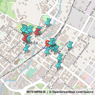 Mappa Piazza della Stazione, 20821 Meda MB, Italia (0.21)