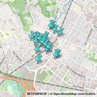 Mappa Corso della Resistenza, 20821 Meda MB, Italia (0.2705)