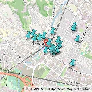 Mappa Corso della Resistenza, 20821 Meda MB, Italia (0.3495)