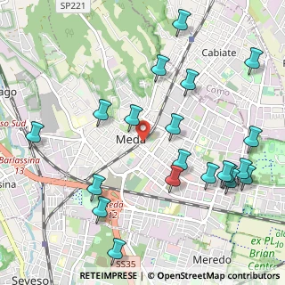 Mappa Corso della Resistenza, 20821 Meda MB, Italia (1.2425)