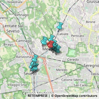 Mappa Corso della Resistenza, 20821 Meda MB, Italia (1.1445)