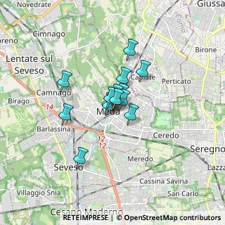 Mappa Corso della Resistenza, 20821 Meda MB, Italia (0.96786)