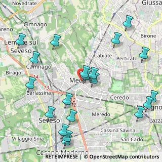 Mappa Corso della Resistenza, 20821 Meda MB, Italia (2.5515)
