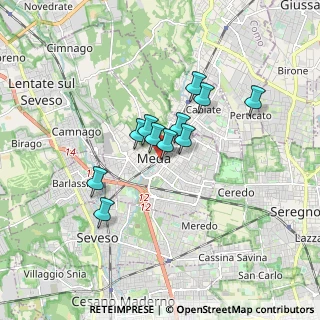 Mappa Corso della Resistenza, 20821 Meda MB, Italia (1.20455)