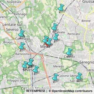 Mappa Corso della Resistenza, 20821 Meda MB, Italia (2.24286)