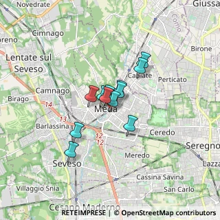 Mappa Piazza della Stazione, 20821 Meda MB, Italia (0.99)