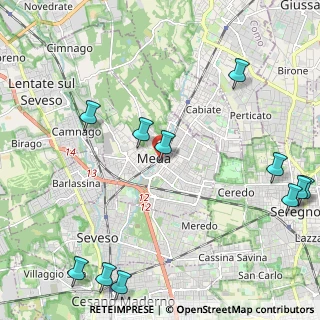 Mappa Corso della Resistenza, 20821 Meda MB, Italia (2.92)