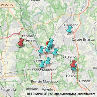 Mappa Corso della Resistenza, 20821 Meda MB, Italia (3.23667)