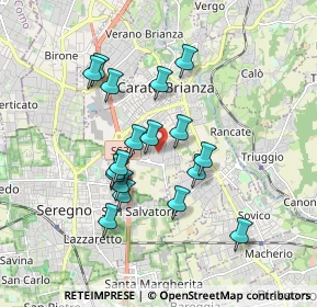 Mappa Via Liguria, 20841 Carate Brianza MB, Italia (1.55)