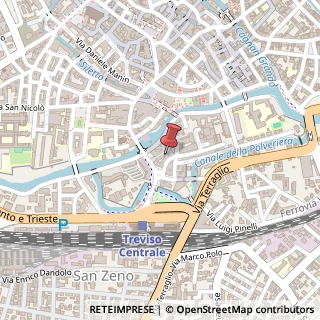 Mappa Via Cavalleggeri Treviso, 4, 31100 Treviso, Treviso (Veneto)