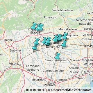 Mappa Via Tombolata, 35015 Galliera Veneta PD, Italia (8.80625)
