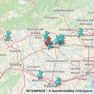 Mappa Via Tombolata, 35015 Galliera Veneta PD, Italia (13.08545)