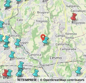 Mappa Via Don Luigi Sturzo, 20050 Triuggio MB, Italia (3.6765)