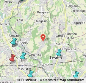 Mappa Via Don Luigi Sturzo, 20050 Triuggio MB, Italia (3.53818)