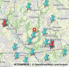 Mappa Via Don Luigi Sturzo, 20050 Triuggio MB, Italia (2.7745)
