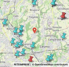 Mappa Via Don Luigi Sturzo, 20050 Triuggio MB, Italia (2.9685)