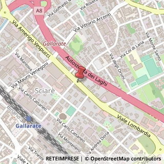 Mappa Viale Lombardia,  12, 21013 Gallarate, Varese (Lombardia)