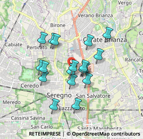 Mappa Via Isola D'Elba, 20831 Seregno MB, Italia (1.42611)