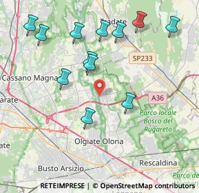 Mappa Via Molino Ponti, 21050 Gorla Maggiore VA, Italia (4.27667)