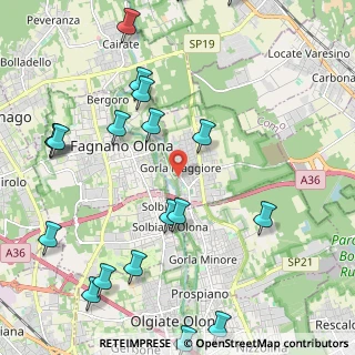 Mappa Via Molino Ponti, 21050 Gorla Maggiore VA, Italia (2.822)