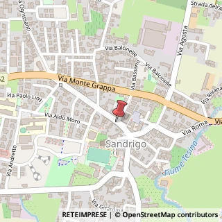 Mappa Piazza Giacomo Matteotti, 23, 36066 Sandrigo, Vicenza (Veneto)