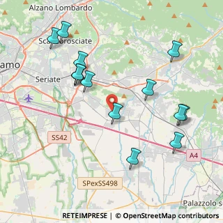 Mappa Piazza Barborini e D'Andrea, 24060 Bagnatica BG, Italia (4.31643)