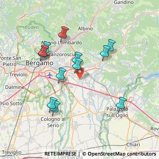 Mappa Piazza Barborini e D'Andrea, 24060 Bagnatica BG, Italia (7.5225)