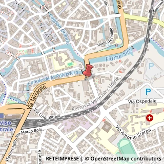 Mappa Viale Fratelli Bandiera, 1, 31100 Treviso, Treviso (Veneto)
