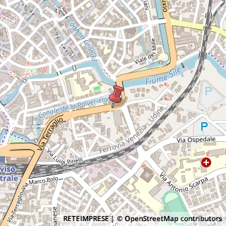 Mappa Viale Fratelli Bandiera, 3, 31100 Treviso, Treviso (Veneto)