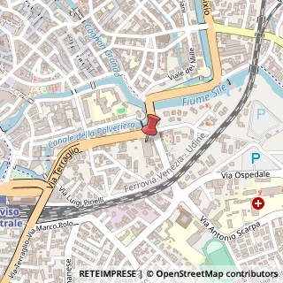 Mappa Via Sebastiano Venier, 53, 31100 Treviso, Treviso (Veneto)