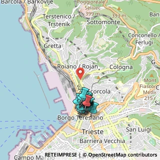 Mappa Via Dei Cordaroli, 34145 Trieste TS, Italia (0.8225)