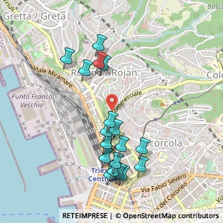 Mappa Via Dei Cordaroli, 34145 Trieste TS, Italia (0.5115)