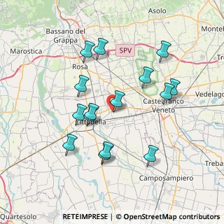 Mappa Via Roma, 35015 Galliera Veneta PD, Italia (7.09067)