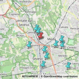 Mappa Via Canturina, 20825 Barlassina MB, Italia (1.78917)