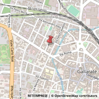 Mappa Via Giordano Bruno, 8, 21013 Gallarate, Varese (Lombardia)