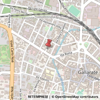 Mappa Via Giordano Bruno, 4, 21013 Gallarate, Varese (Lombardia)