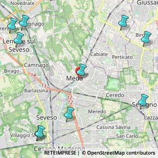 Mappa Via Pace, 20821 Meda MB, Italia (3.49636)